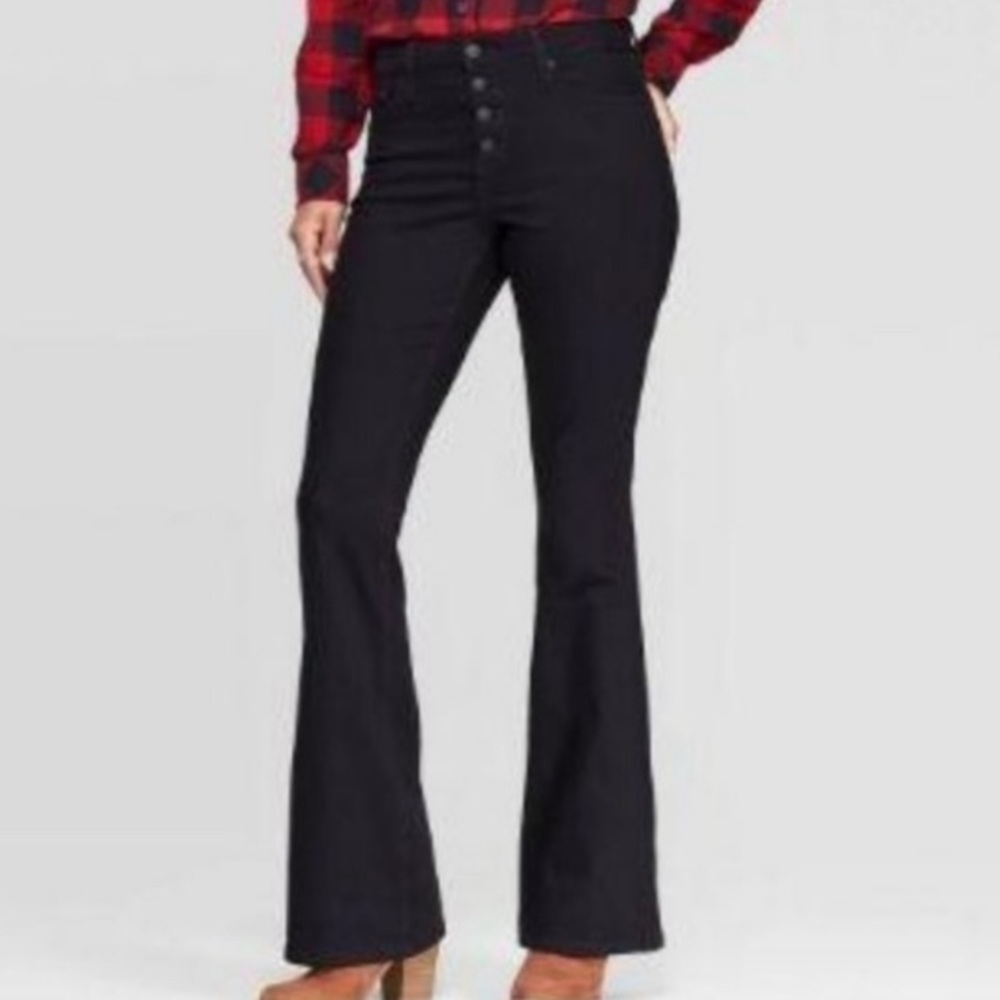 Universal Thread High Rise Button Fly Flare Jeans